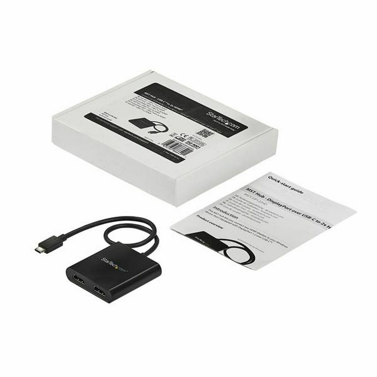 USB-C til HDMI Kabel Startech MSTCDP122HD Svart 4K Ultra HD